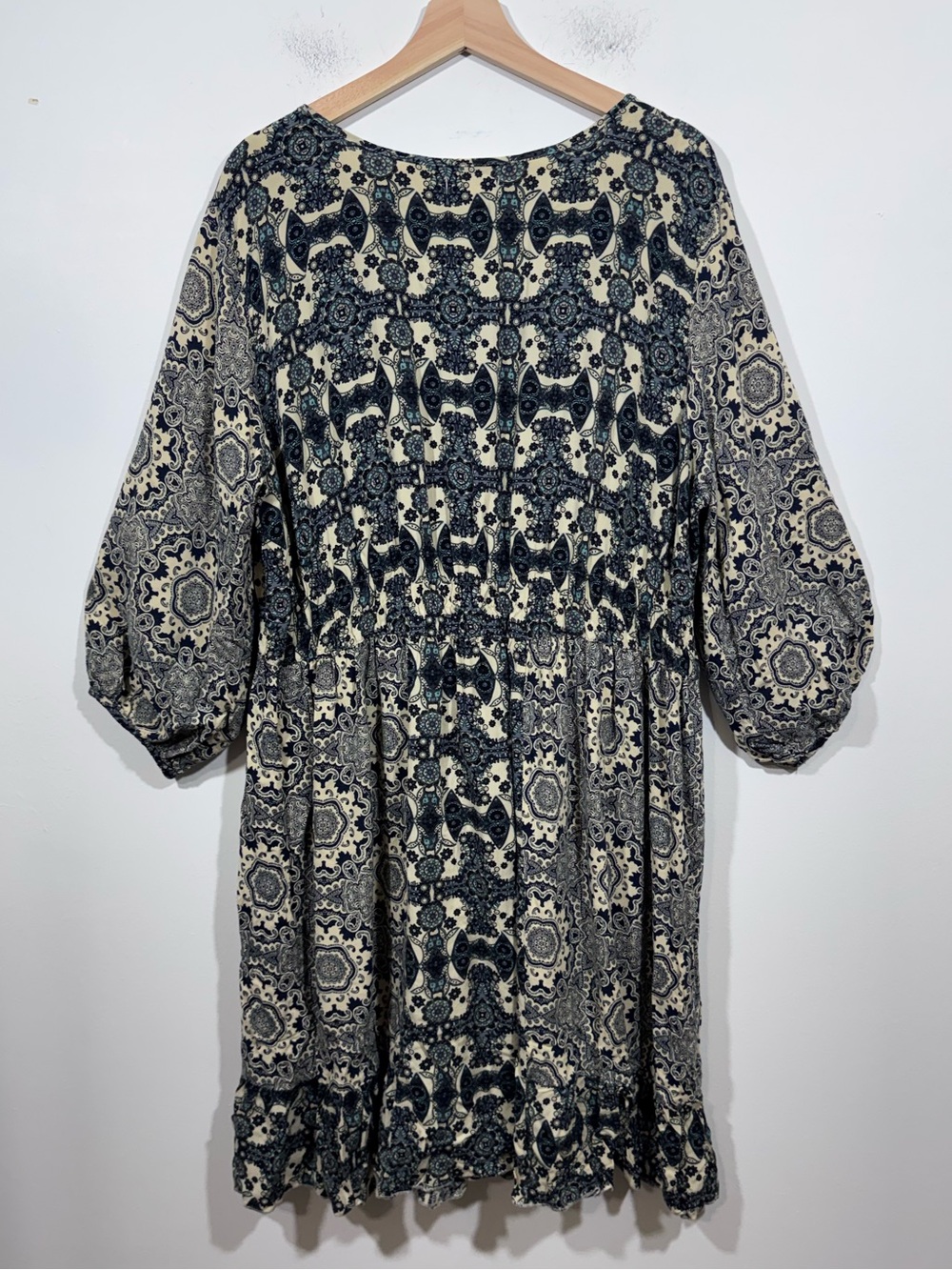 Caio Womens Boho Paisley Tunic Mini Dress Plus Size 22 / 24W Flowy - Picture 3 of 5